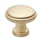 Gliderite Hardware 1-1/8 in. Champagne Gold Round Classic Cabinet Knob, 5PK 5096-CHPG-5 - alternate 1